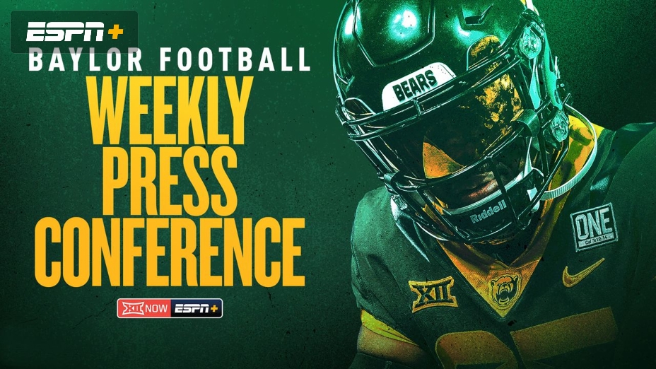 Baylor Football Weekly Press Conference (10/2/23) - Live Stream - Watch ESPN