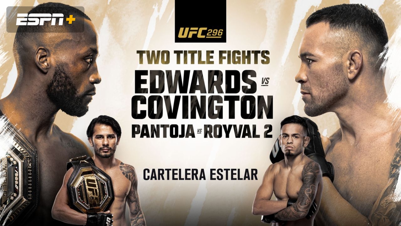 En Español - UFC 296: Edwards vs. Covington (Main Card)