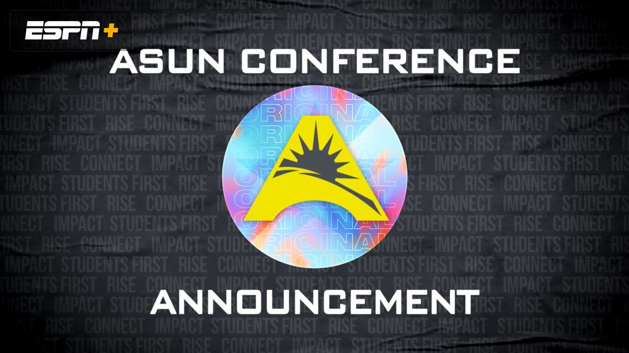ASUN Conference Announcement Watch ESPN