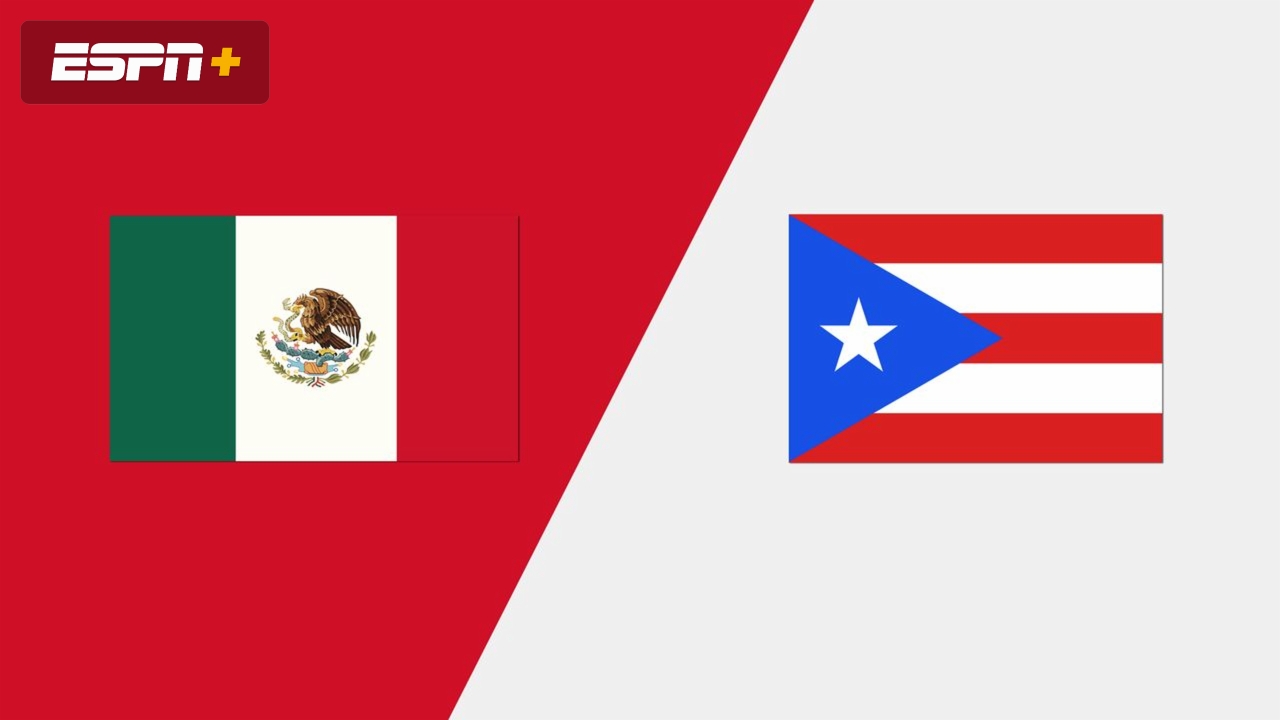 Mexico Vs Puerto Rico Group Phase Watch Espn