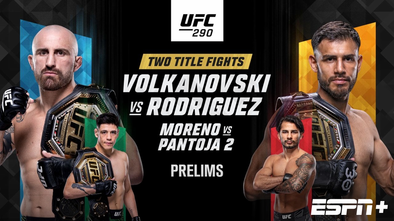 UFC 290: Volkanovski vs. Rodriguez (Prelims)