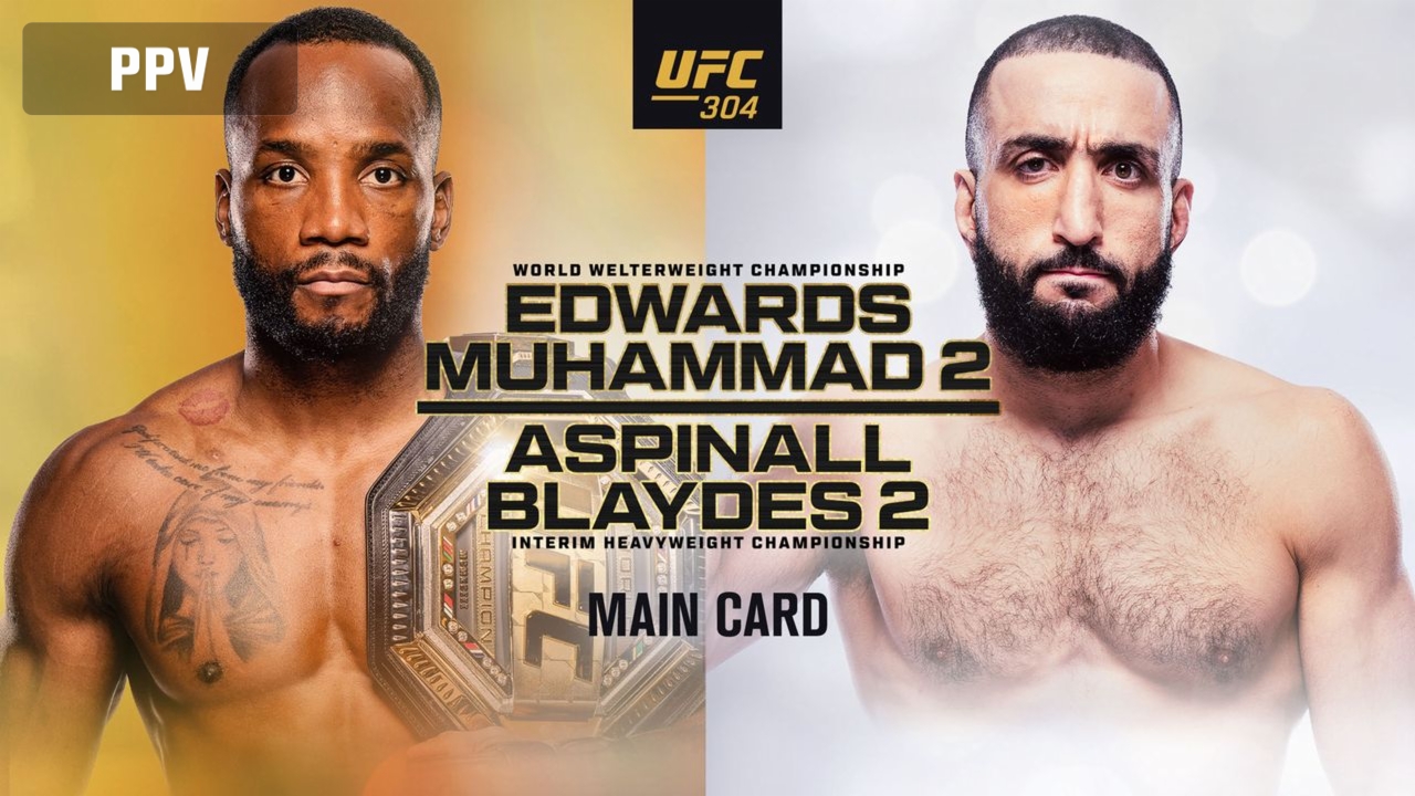 UFC 304: Edwards vs. Muhammad 2 (Main Card)
