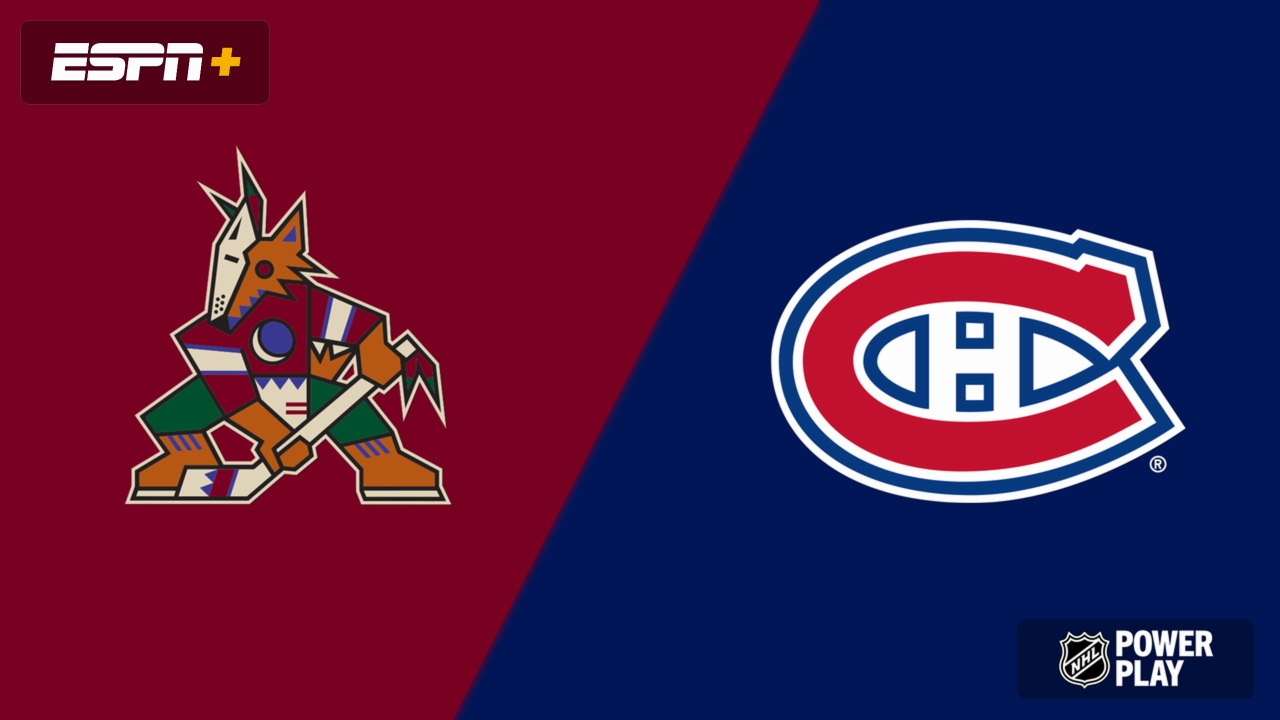Arizona Coyotes vs. Montreal Canadiens 2/27/24 - Stream the Game Live