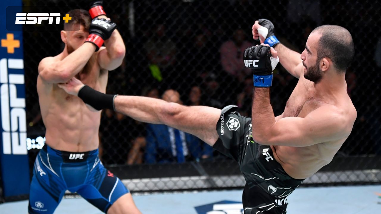 In Spanish - Calvin Kattar vs. Giga Chikadze (UFC Fight Night: Kattar vs. Chikadze)