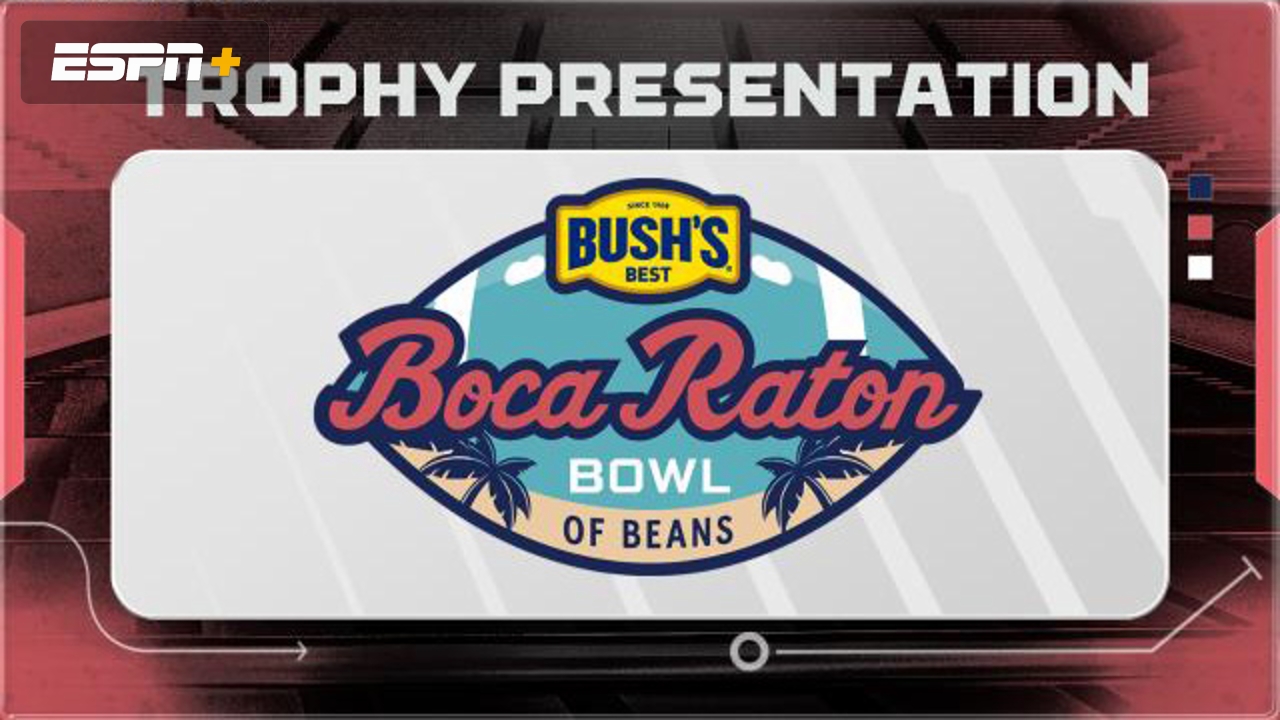 Bush's Boca Raton Bowl Trophy Presentation