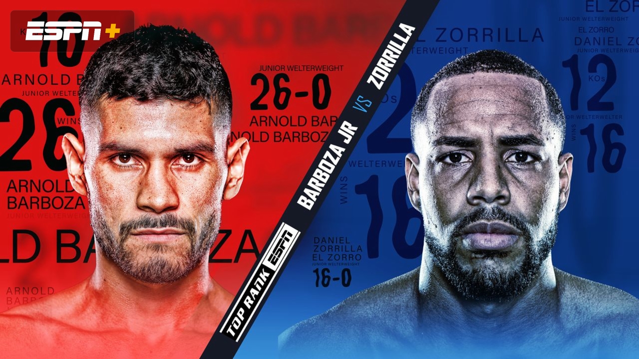Top Rank Boxing: Barboza Jr. vs. Zorrilla Weigh-In