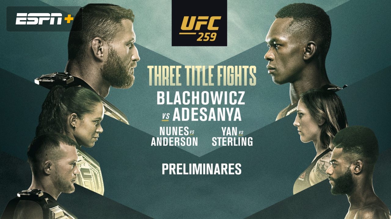 In Spanish - UFC 259: Blachowicz vs. Adesanya (Prelims)