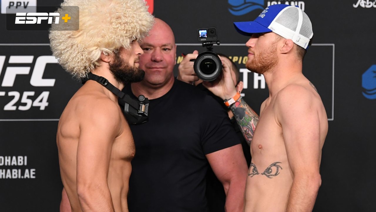 UFC 254 Weigh-In Show: Khabib vs. Gaethje