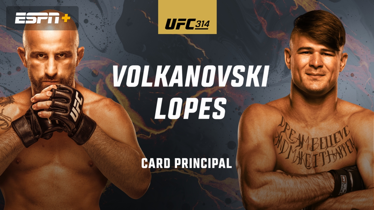 In Portuguese - UFC 314: Volkanovski vs. Lopes (Main Card)