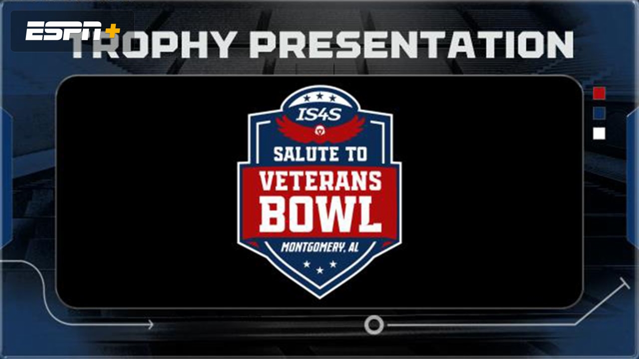 IS4S Salute to Veterans Bowl Trophy Presentation