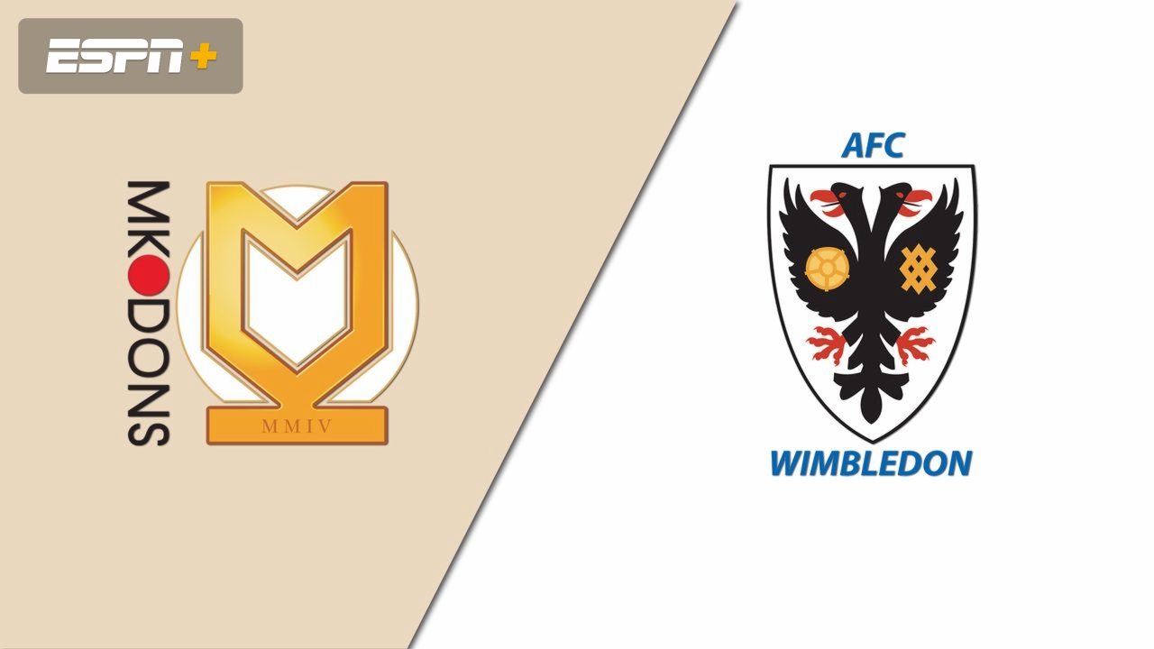 MK Dons vs. AFC Wimbledon (English League One)