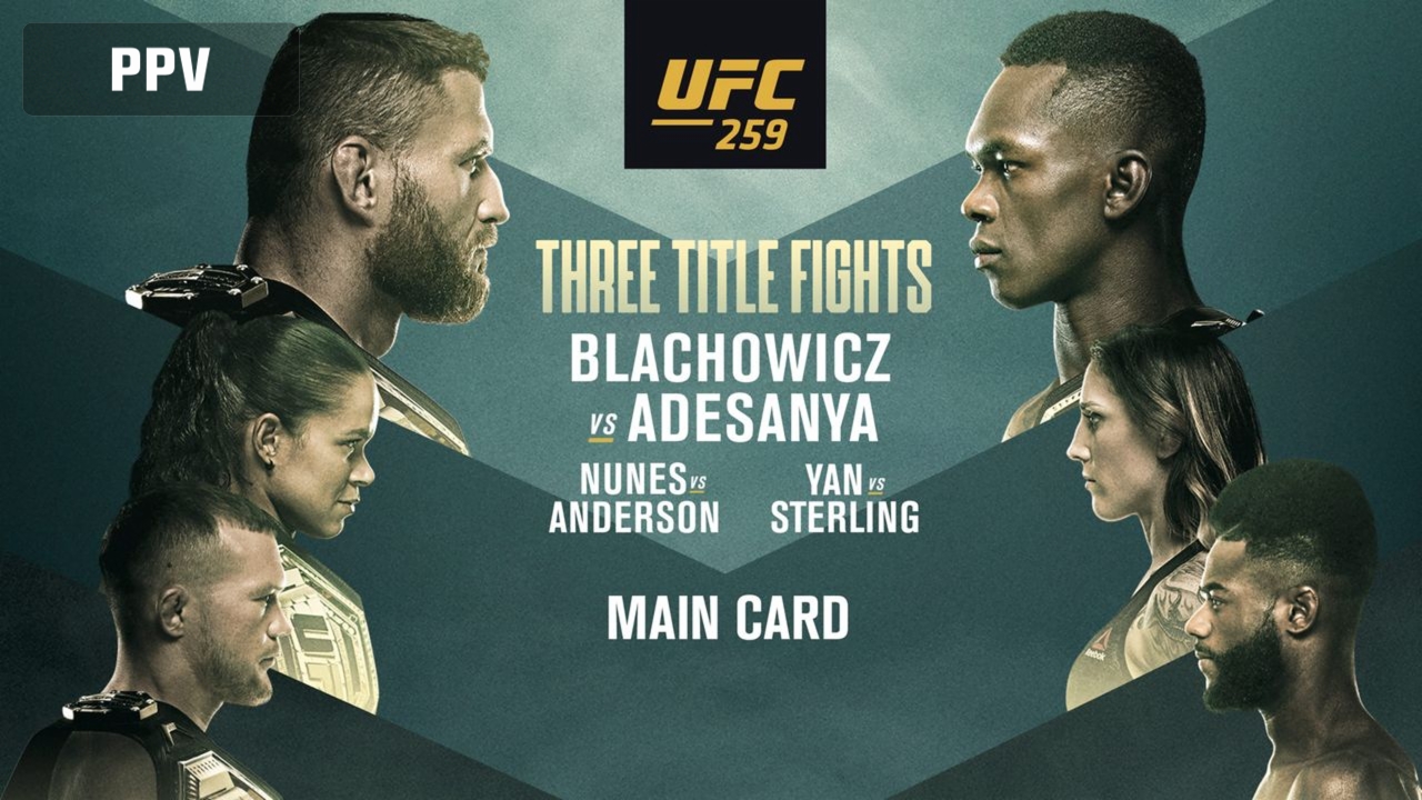 UFC 259: Blachowicz vs. Adesanya  (Main Card)