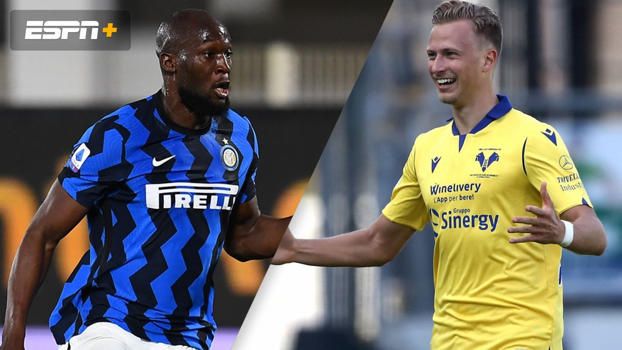 In Spanish-Inter vs. Hellas Verona (Serie A)
