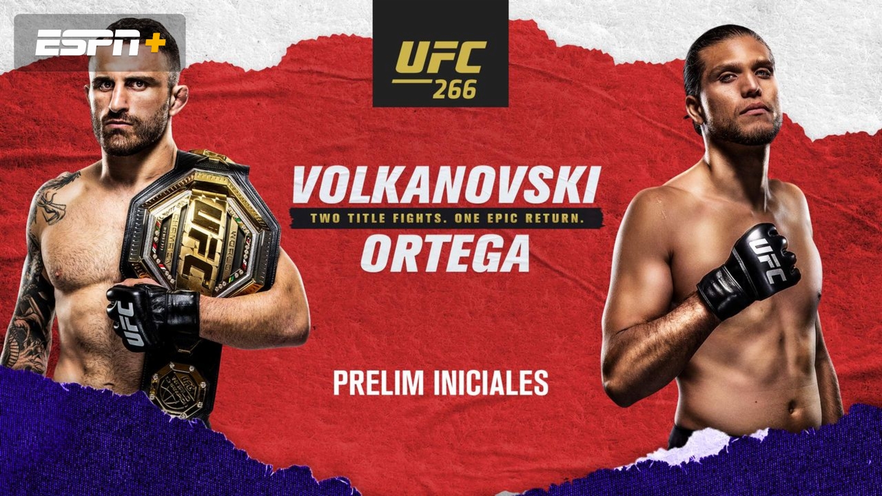 In Spanish - UFC 266: Volkanovski vs. Ortega (Early Prelims)