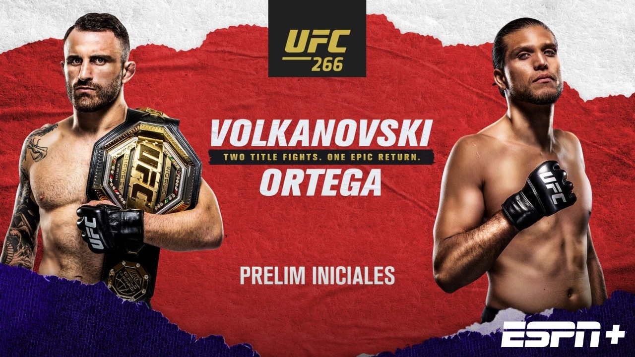 In Spanish - UFC 266: Volkanovski vs. Ortega (Early Prelims)