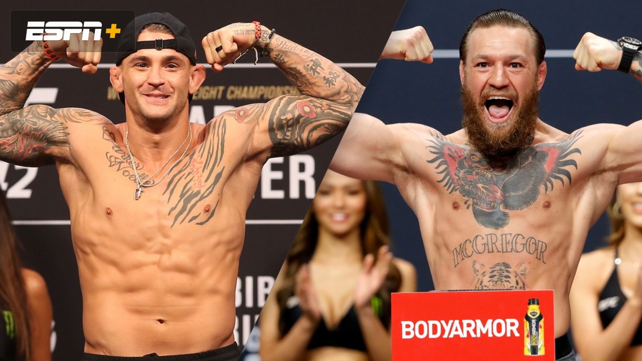 UFC 257 Weigh-In: Poirier vs. McGregor 2
