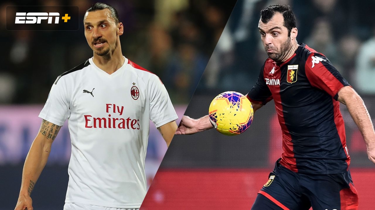 In Spanish-AC Milan vs. Genoa (Serie A)
