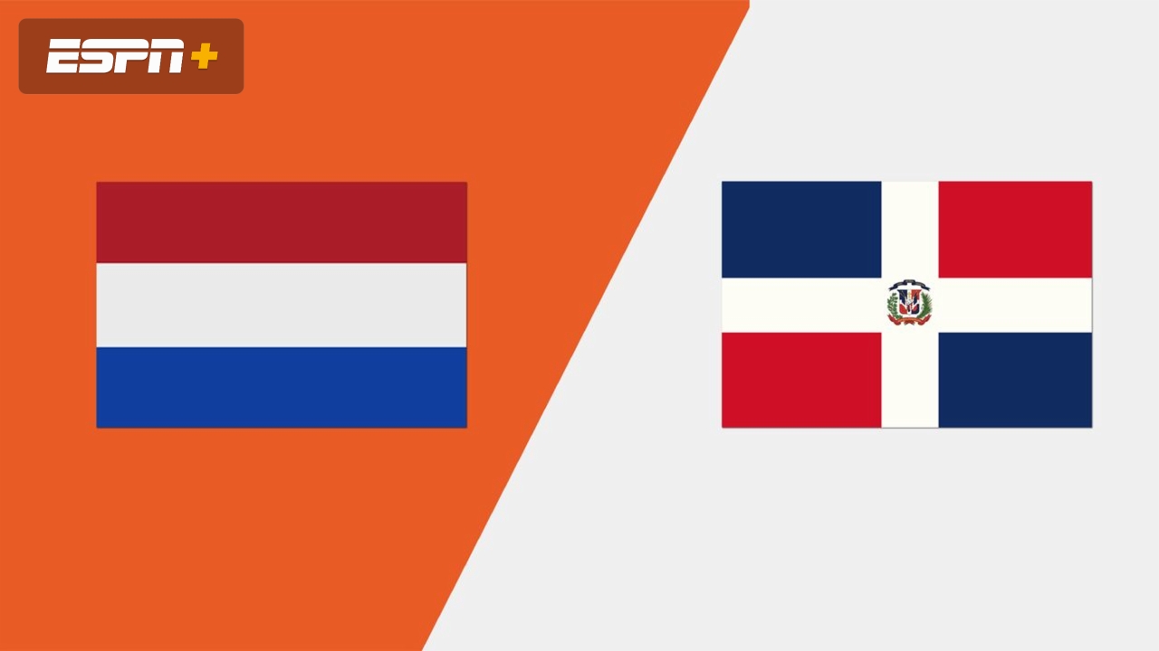 In Spanish-Países Bajos vs. Republica Dominicana