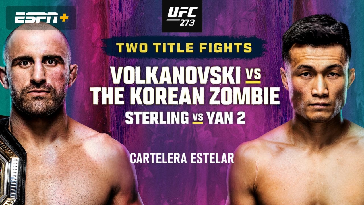 In Spanish - UFC 273: Volkanovski vs. The Korean Zombie (Main Card)