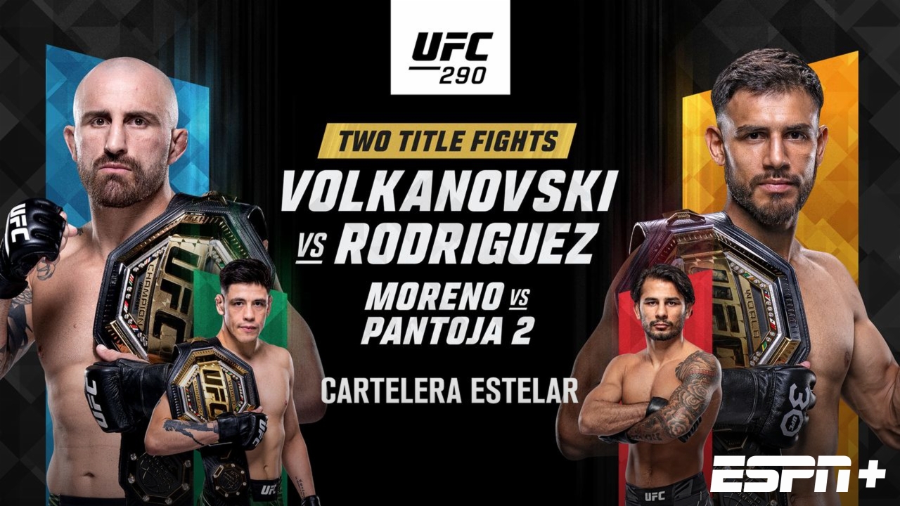 En Español - UFC 290: Volkanovski vs. Rodriguez (Main Card)