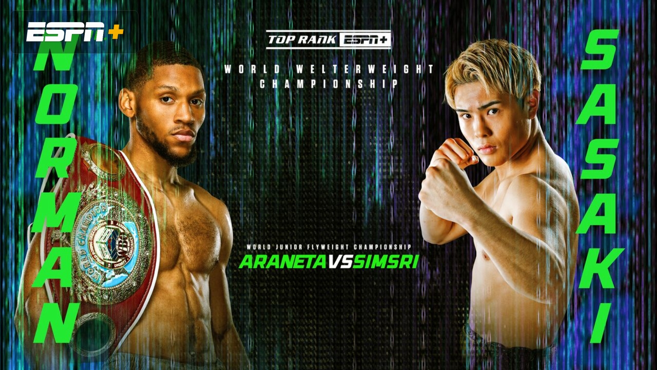 En Español - Top Rank Boxing on ESPN: Norman Jr. vs. Sasaki (Main Card)