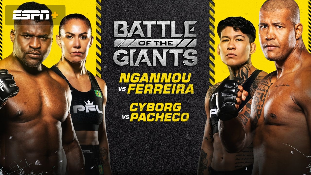 PFL Battle of the Giants Weigh-In: Ngannou vs. Ferreira