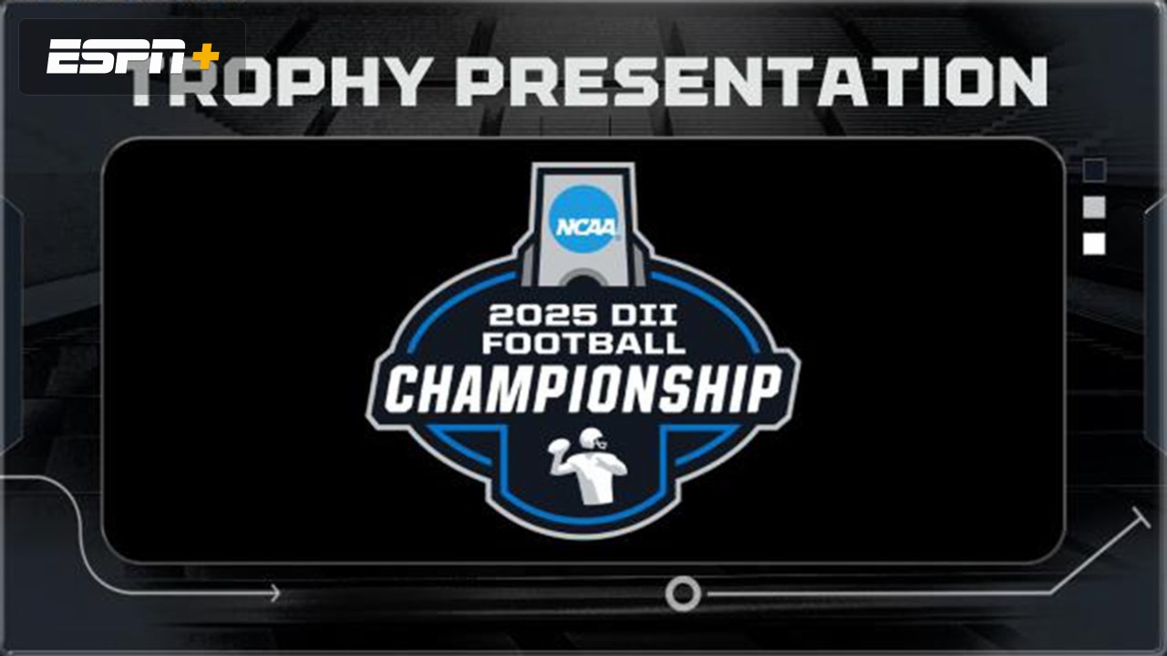 DII Football Championship Trophy Presentation