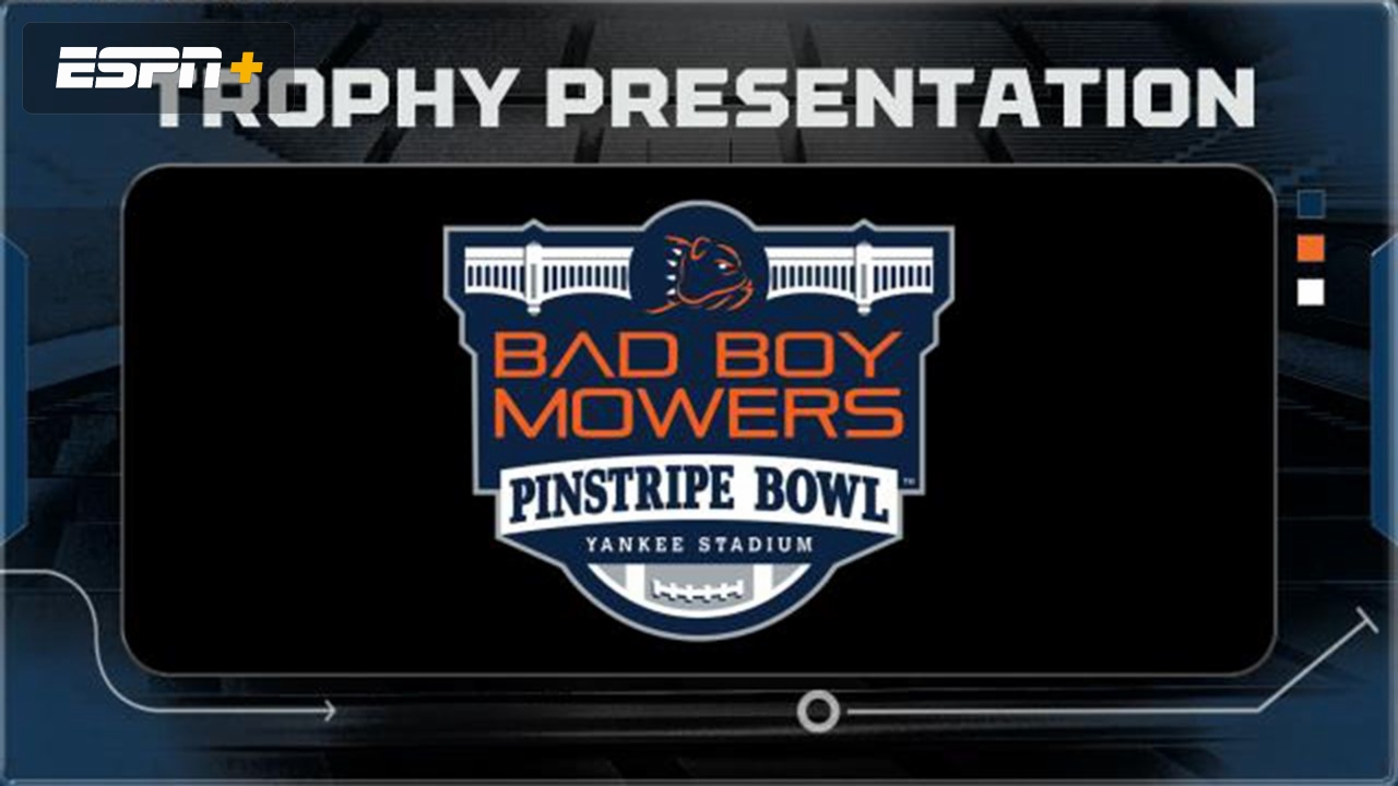 Bad Boy Mowers Pinstripe Bowl Trophy Presentation