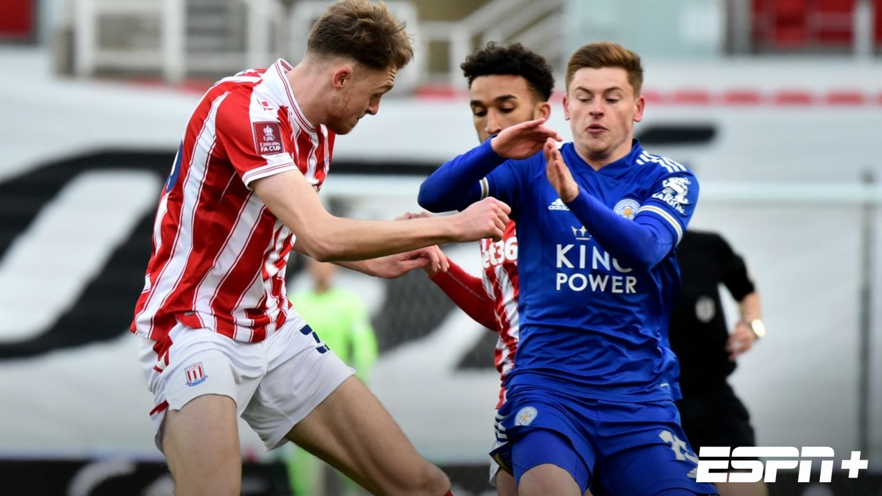 In Spanish-Stoke City vs. Leicester City (Tercera Ronda) (FA Cup)