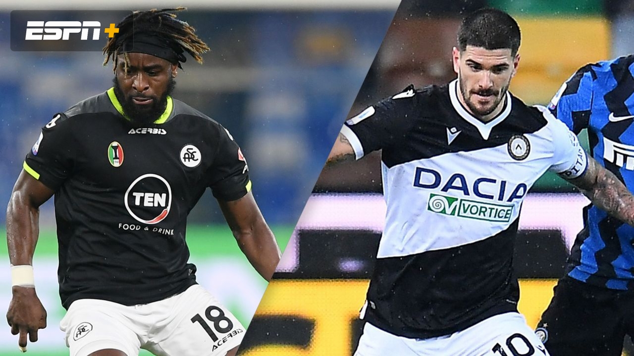 In Spanish-Spezia vs. Udinese (Serie A)