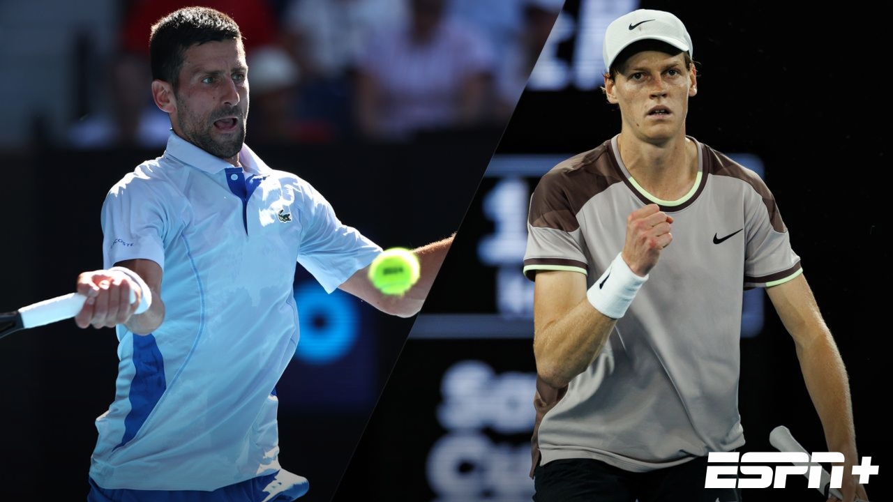 (1) Djokovic vs. (4) Sinner (Men's Semifinals)