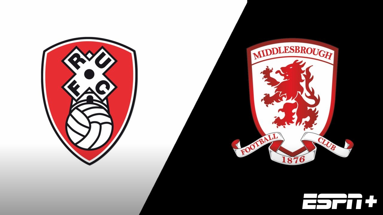 Rotherham United vs. Middlesbrough (English League Championship)
