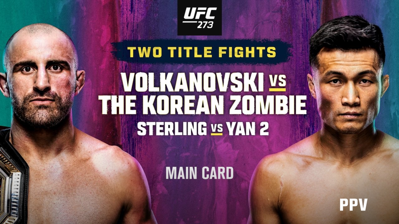 UFC 273: Volkanovski vs. The Korean Zombie (Main Card)