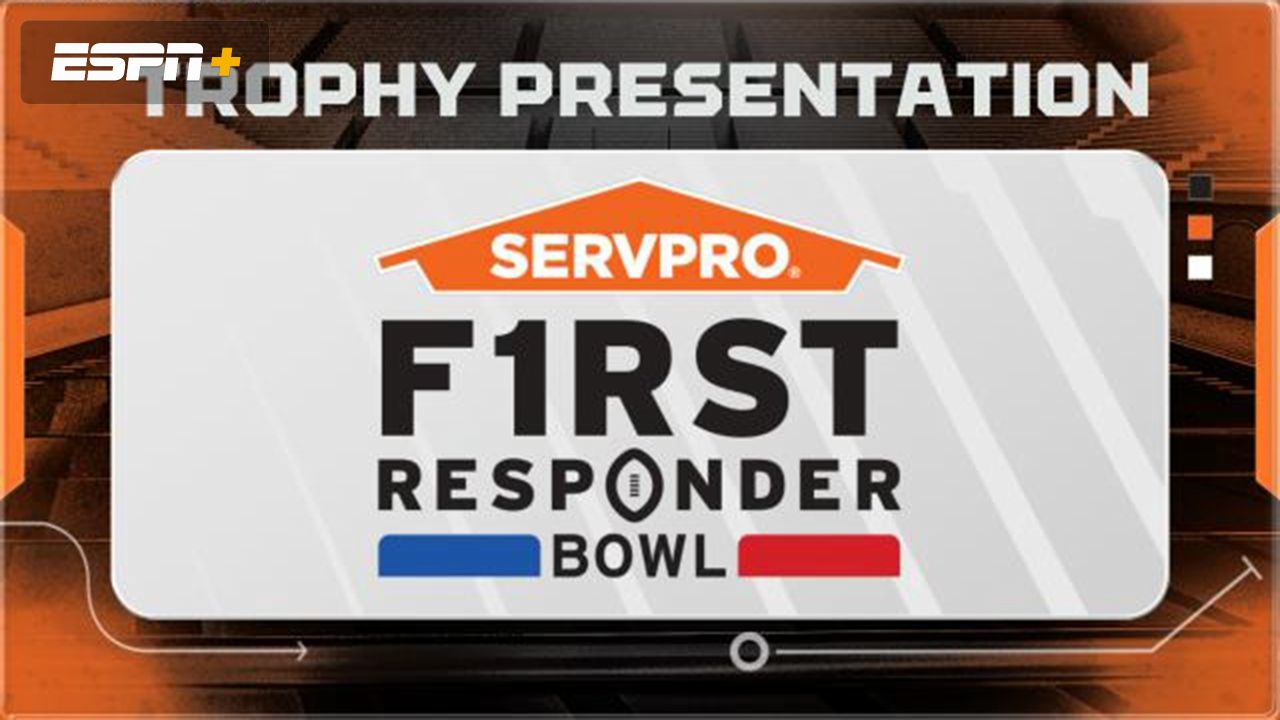 SERVPRO First Responder Bowl Trophy Presentation