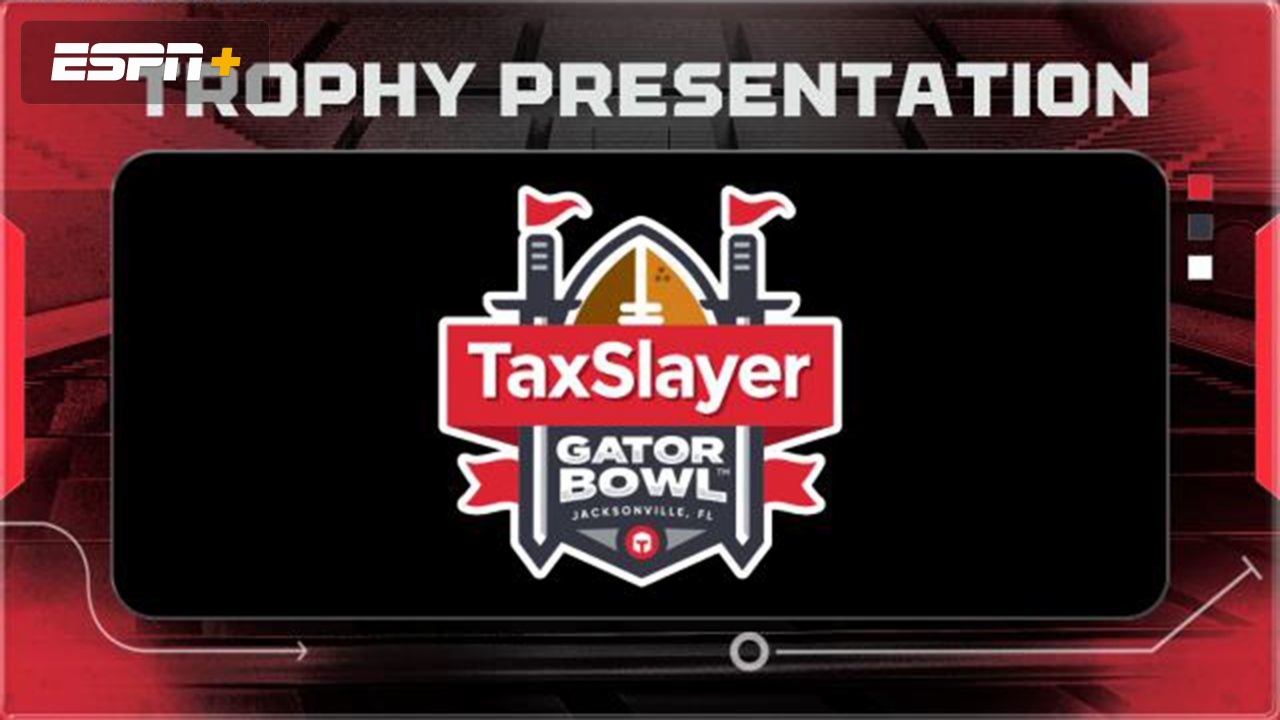 TaxSlayer Gator Bowl Trophy Presentation
