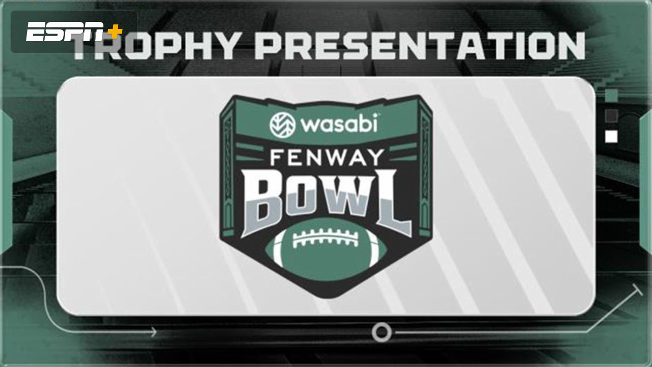 Wasabi Fenway Bowl Trophy Presentation