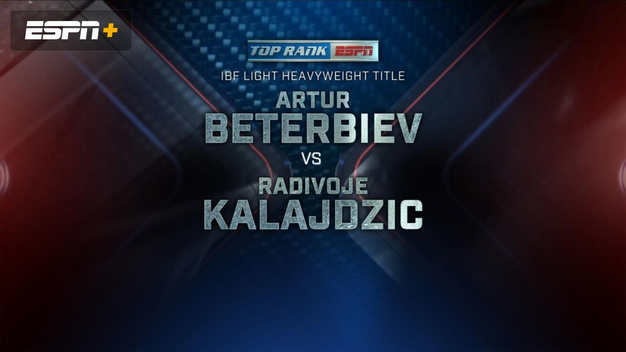 Beterbiev vs. Kalajdzic Official Press Conference