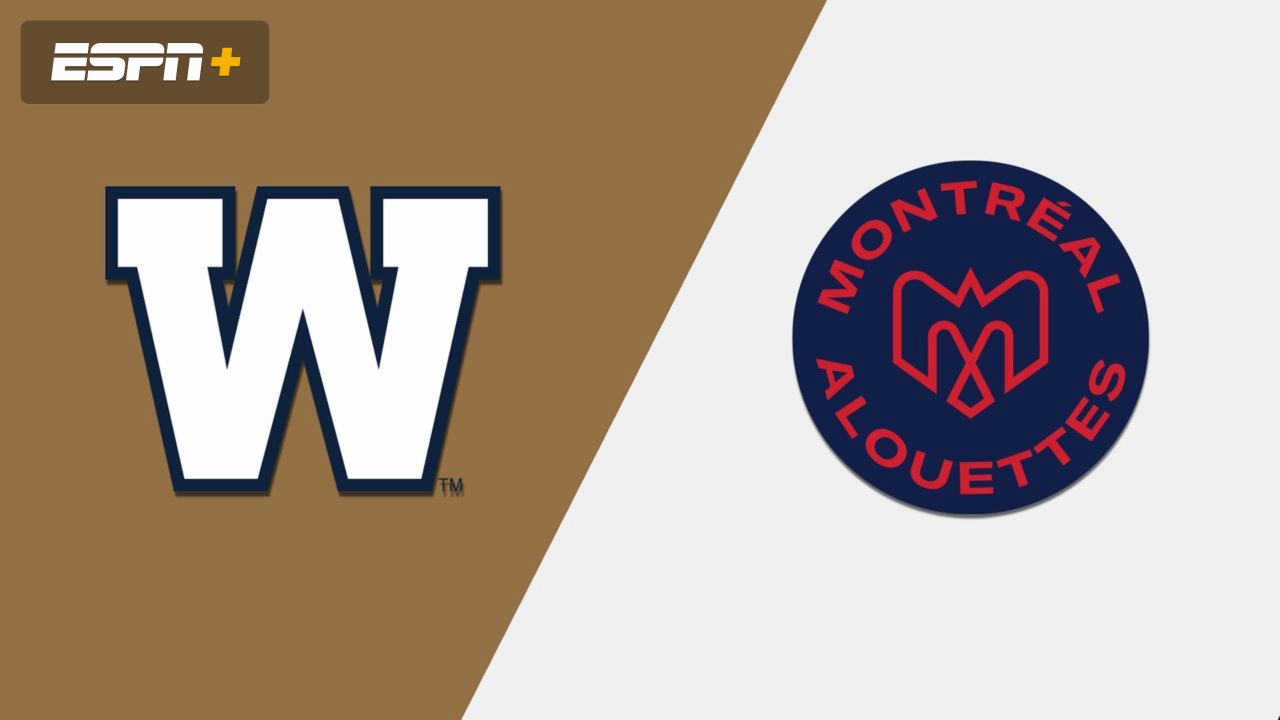 Winnipeg Blue Bombers vs. Montreal Alouettes (Canadian Football League)