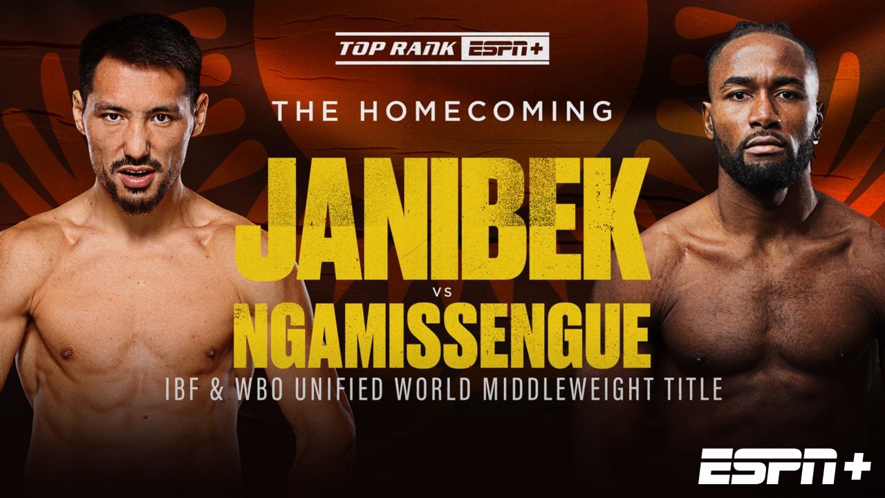 Top Rank Boxing on ESPN: Janibek vs. Ngamissegue (Main Card)