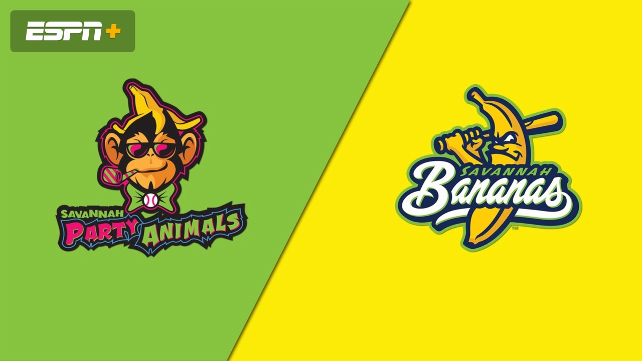 Savannah Party Animals vs. Savannah Bananas (4/8/22) - Live Stream