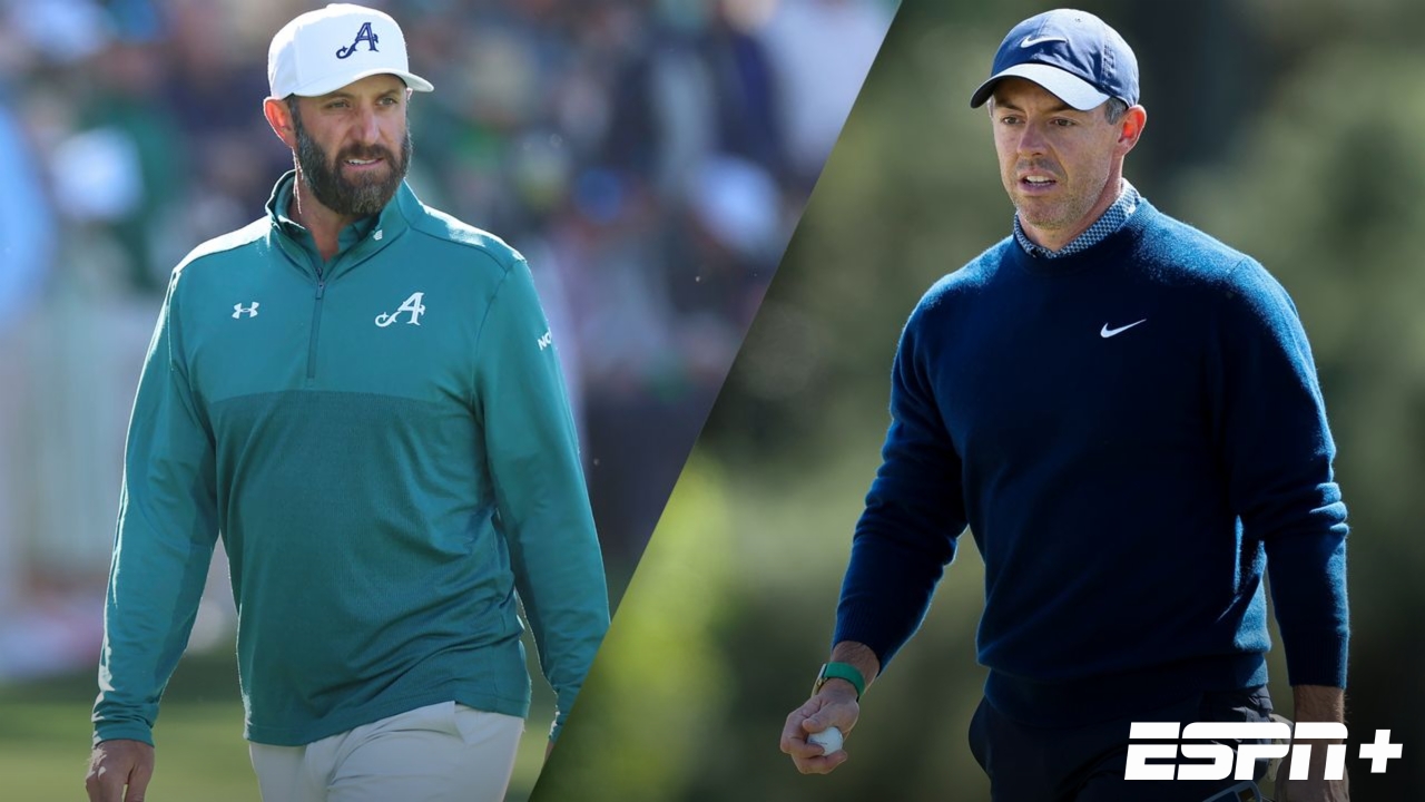 The Masters: Dustin Johnson & McIlroy Featured Groups (Second Round)