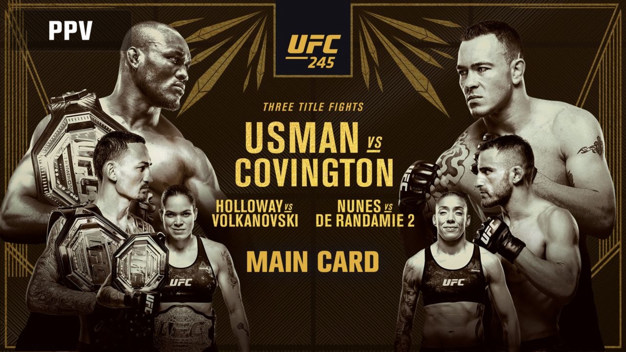 UFC 245: Usman vs. Covington (Main Card)
