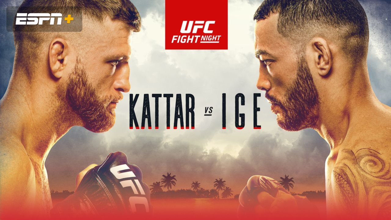 Ufc Fight Night Presented By Modelo Kattar Vs Ige Espn Deportes