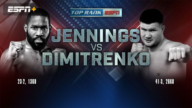 Top Rank Boxing on ESPN: Jennings vs. Dimitrenko Official Press Conference