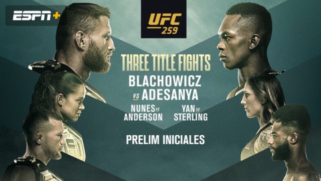 In Spanish - UFC 259: Blachowicz vs. Adesanya (Early Prelims)