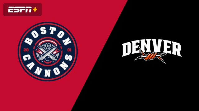 Boston Cannons vs. Denver Outlaws