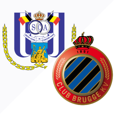 Club Brugge vs Anderlecht: Standings in Belgium. Pro League - 2/23